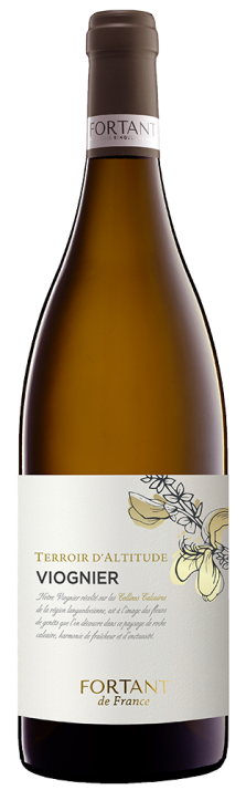 2022 Viognier Terroir d'Altitude Pays d'Oc IGP Fortrant de France 750