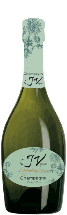 Champagne Les Jardins d'Elise QVFMR - Cuvée Ephémère Extra Brut Grand Cru J. Vignier 750