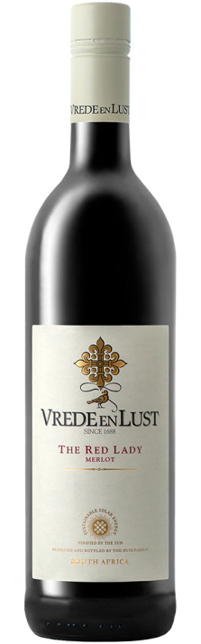 2019 The Red Lady Merlot Western Cape WO Vrede En Lust 750