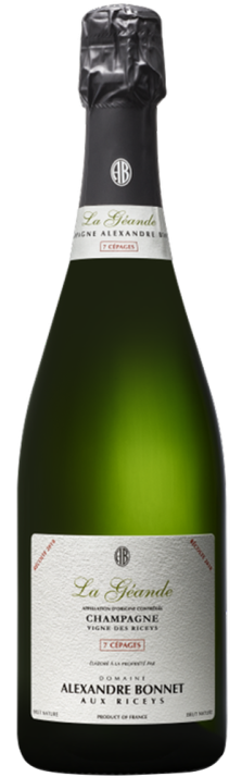 2018 Champagne La Géande 7 Cépages Vigne des Riceys Domaine Alexandre Bonnet 750