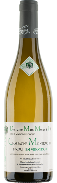 2022 Chassagne-Montrachet En Virondot 1er Cru AOC Blanc Grand Vin de Bourgogne Domaine Marc Morey & Fils 750.00